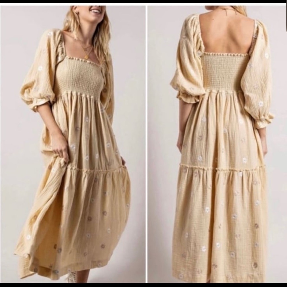 free people dahlia embroidered maxi dress